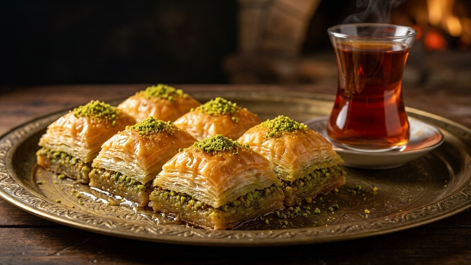 Decadent Baklava & Tea
