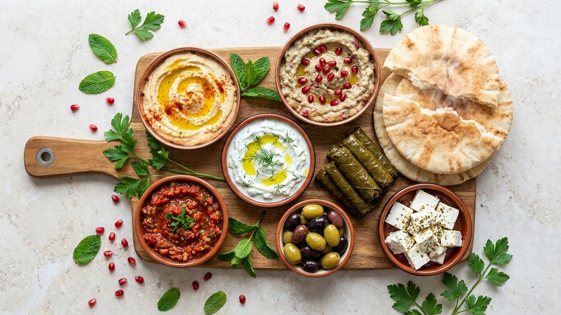 Fresh Mezze Spread